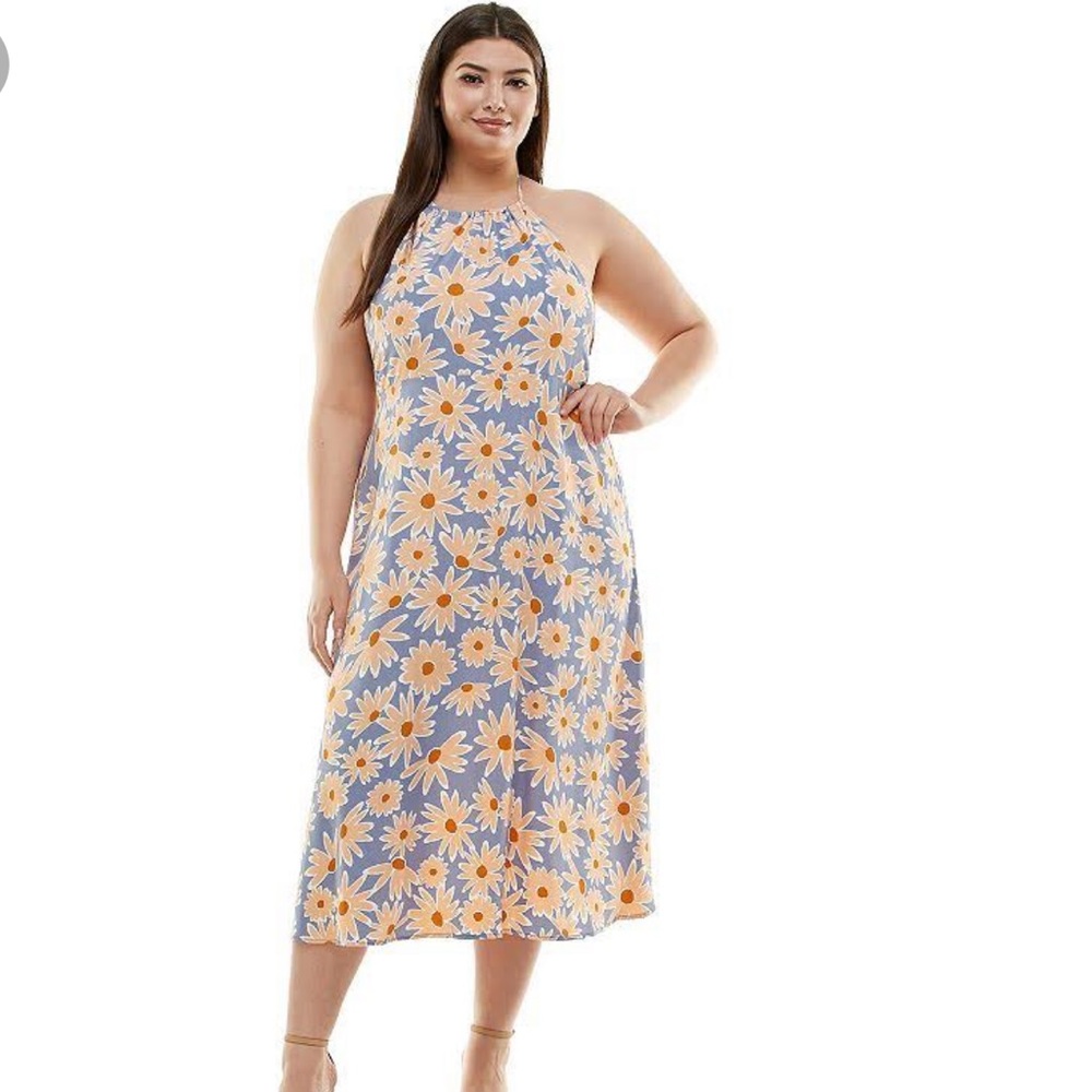 Winslow Plus Size daisy Halter Dress SIZE 1x